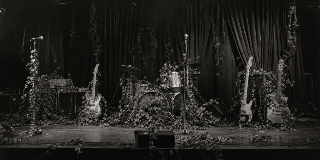 OG's Noise stage setup in black and white
