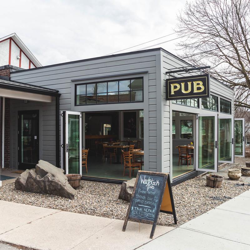 The Woodstock Pub exterior in Woodstock, NY